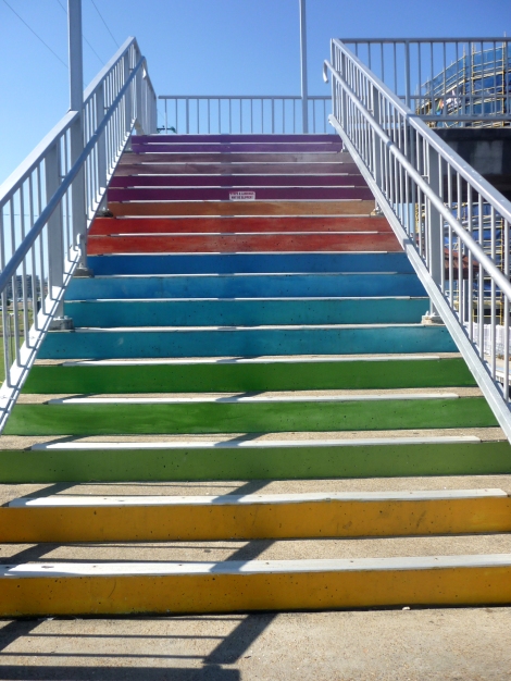 Rainbow stairs 2a